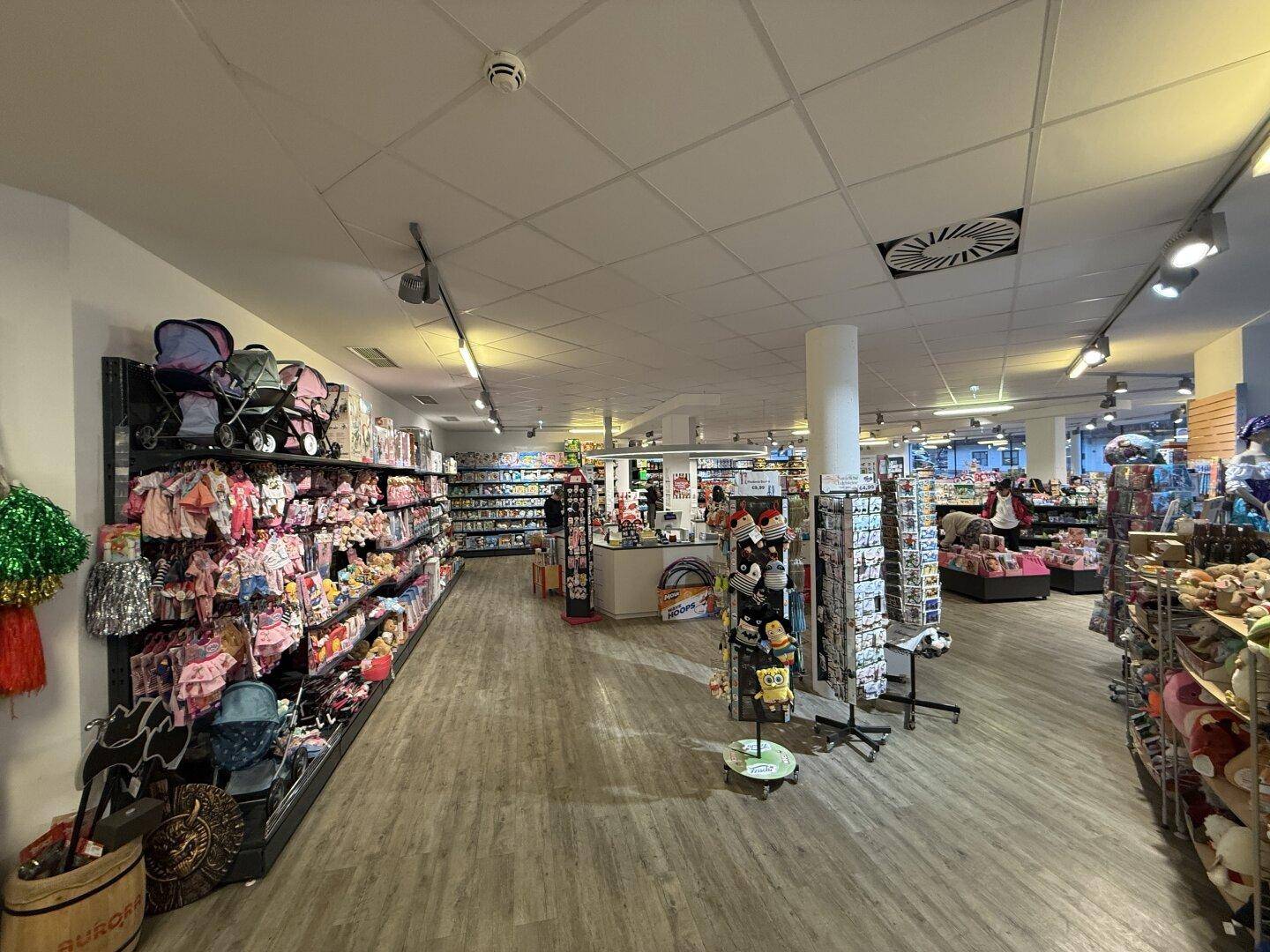 Beispielfoto Ladenbereich der früheren Nutzung im Geschäftslokal Kaltenbach; Regale sind nicht Bestandteil